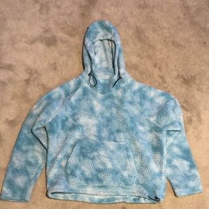 Blue the-died hoodie by PINK from Victoria Secret